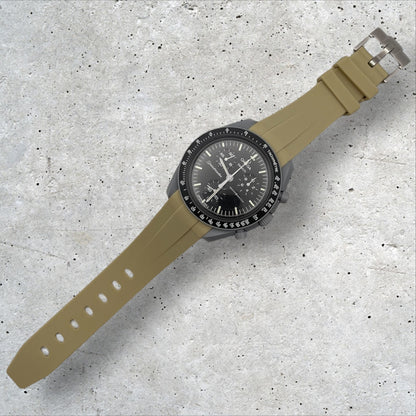 SILIKON ARMBAND für OMEGA X SWATCH SPEEDMASTER MOONSWATCH