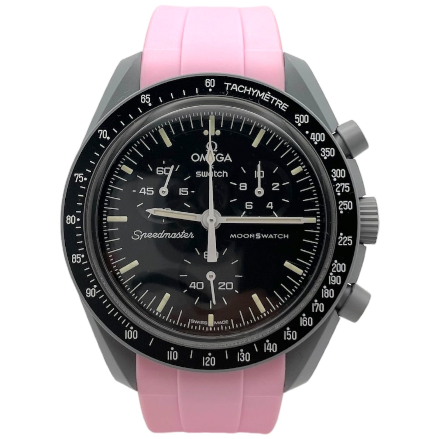 SILICONE STRAP for OMEGA X SWATCH SPEEDMASTER MOONSWATCH