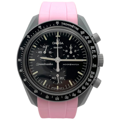 SILICONE STRAP for OMEGA X SWATCH SPEEDMASTER MOONSWATCH