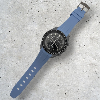 SILIKON ARMBAND für OMEGA X SWATCH SPEEDMASTER MOONSWATCH