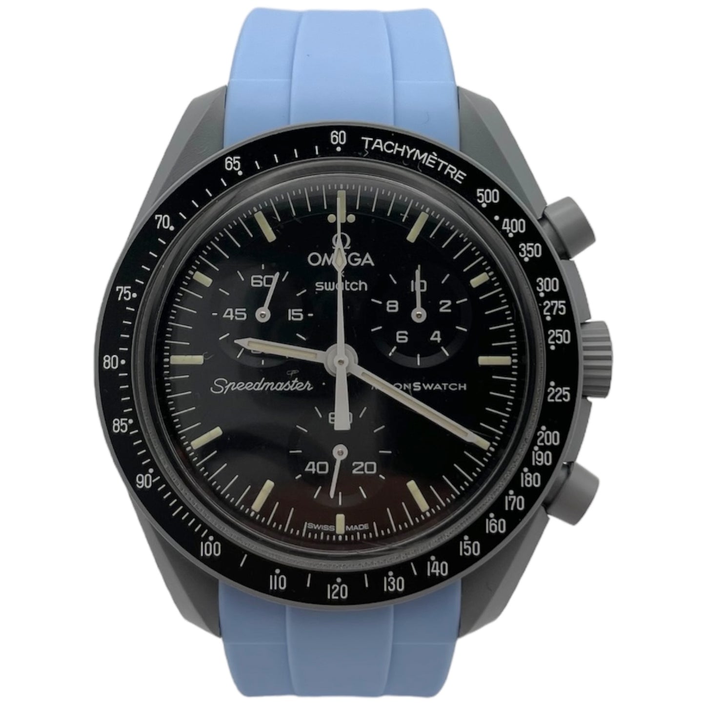 SILIKON ARMBAND für OMEGA X SWATCH SPEEDMASTER MOONSWATCH