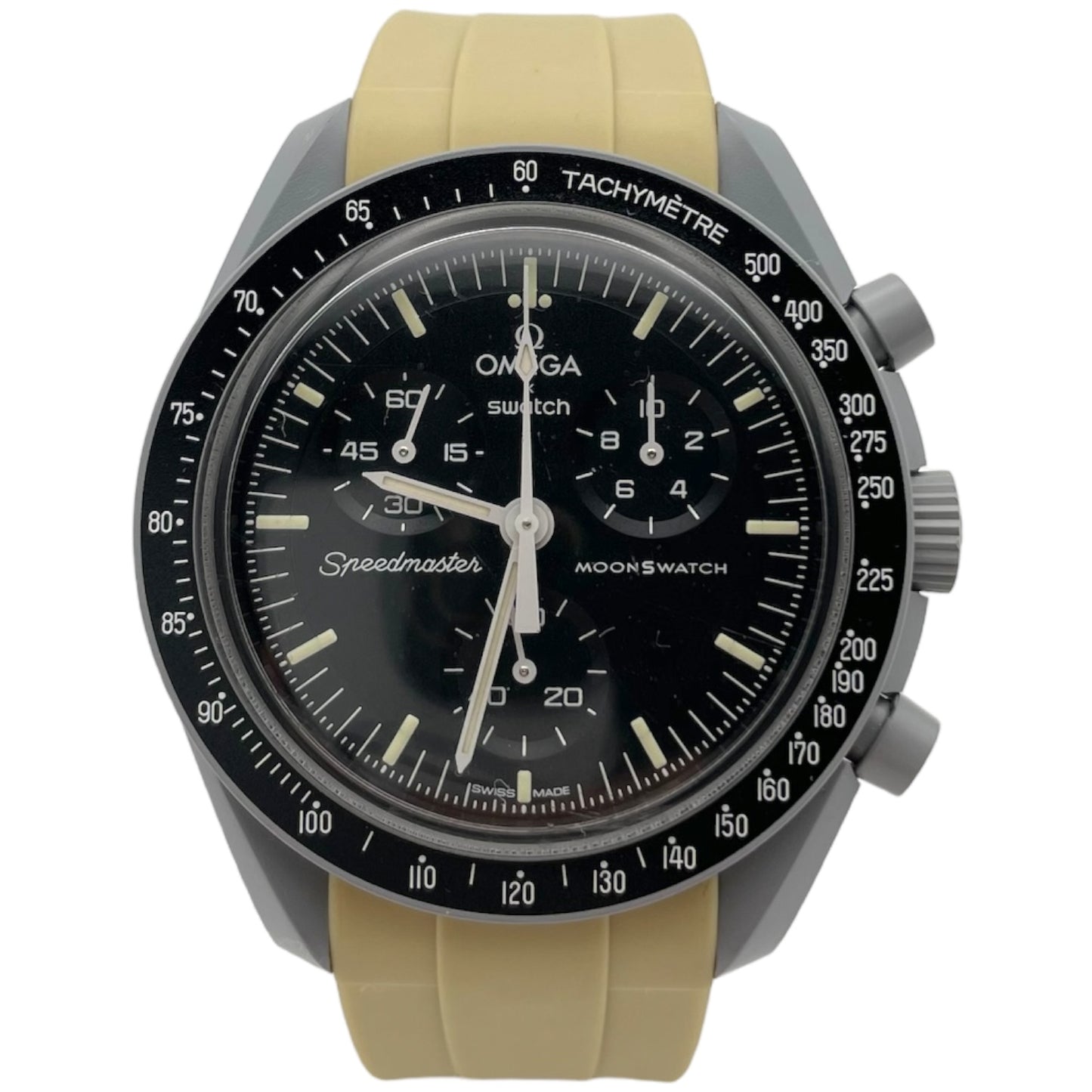 SILIKON ARMBAND für OMEGA X SWATCH SPEEDMASTER MOONSWATCH