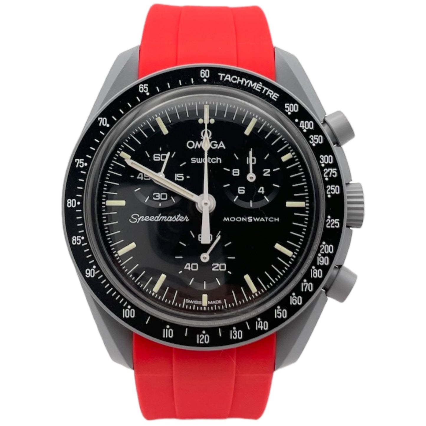 SILICONE STRAP for OMEGA X SWATCH SPEEDMASTER MOONSWATCH