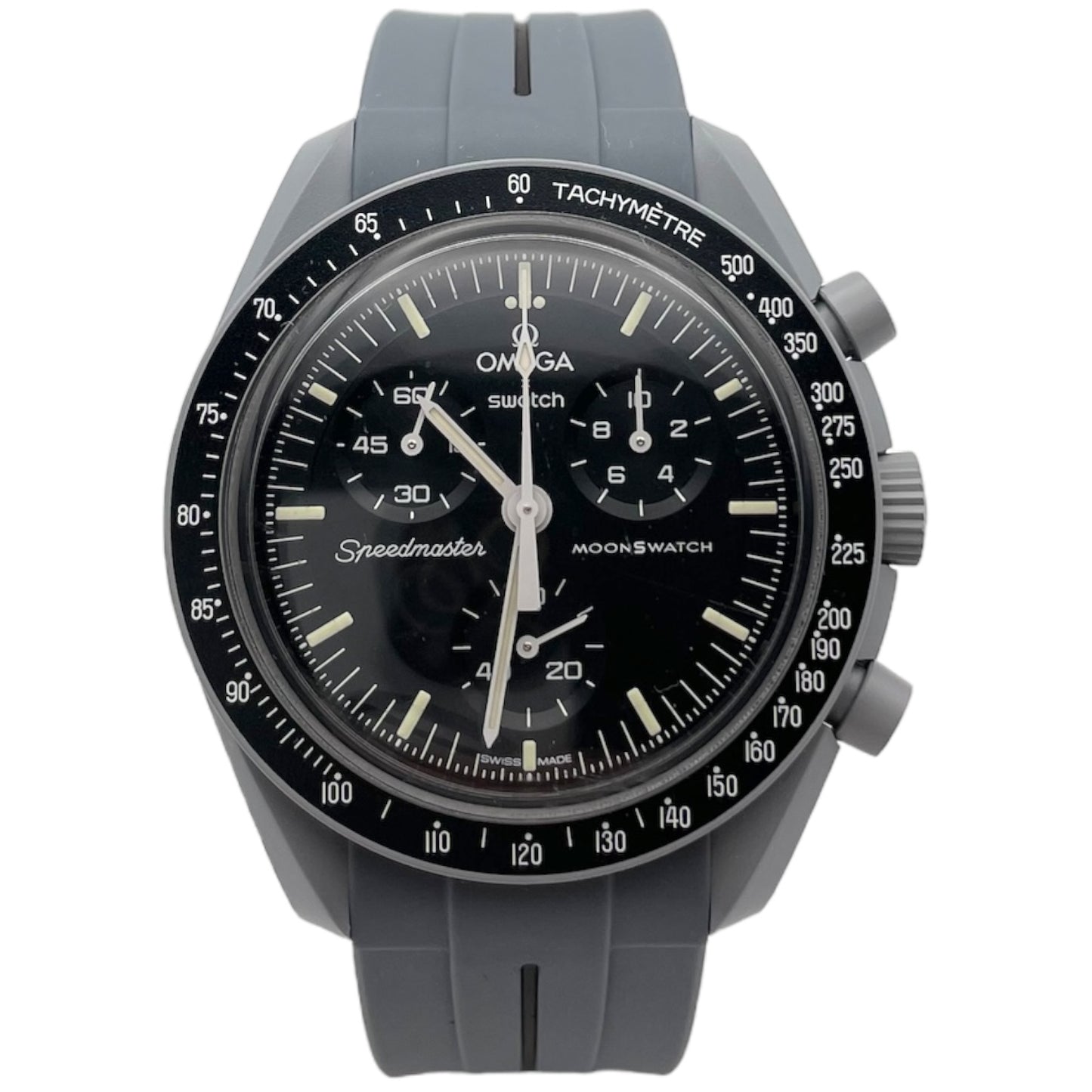 SILICONE STRAP for OMEGA X SWATCH SPEEDMASTER MOONSWATCH