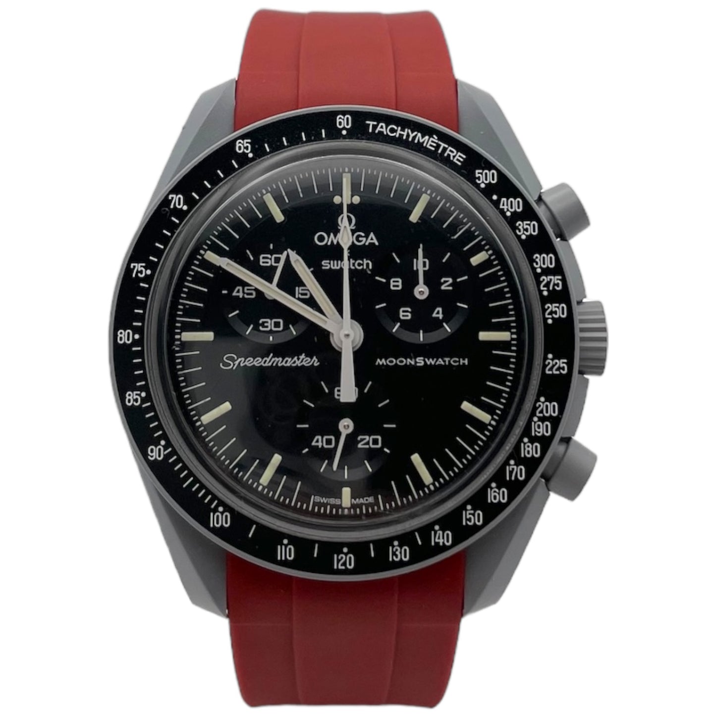 SILIKON ARMBAND für OMEGA X SWATCH SPEEDMASTER MOONSWATCH