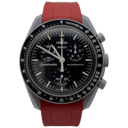 SILIKON ARMBAND für OMEGA X SWATCH SPEEDMASTER MOONSWATCH